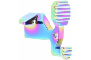 Image of Guntec USA AR-15 EXTENDED ERGONOMIC BOLT CATCH RAINBOW PVD FINISH, RAINBOW PVD, EXT-CATCH-RPVD