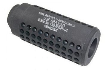 Image of GUNTEC USA AR-15 Gen 2 Micro Reverse Thread Slip Over Socom Style Fake Suppressor,.223cal,Black SOCOM-MINI