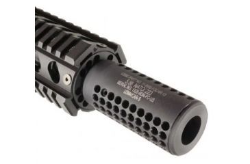 Image of GUNTEC USA AR-15 Gen 2 Micro Reverse Thread Slip Over Socom Style Fake Suppressor,.223cal,Black SOCOM-MINI