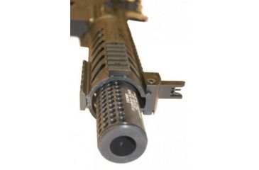 Image of GUNTEC USA AR-15 Gen 2 Micro Reverse Thread Slip Over Socom Style Fake Suppressor,.223cal,Black SOCOM-MINI
