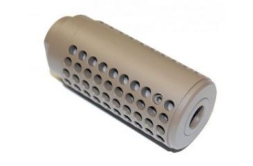 Image of GUNTEC USA AR-15 Gen 2 Micro Reverse Thread Slip Over Socom Style Fake Suppressor,.223cal,Flat Dark Earth SOCOM-MINI-E