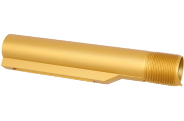 Image of Guntec USA AR-15 Gen 2 Mil-Spec Buffer Tube, Anodized Gold, MILTUBE-G2-GOLD