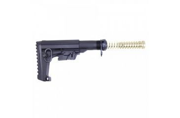 Image of GUNTEC USA Ar 15 M.A.D. Stock Micro Aluminum Defense Stock, Black MAD