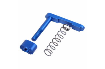 Image of Guntec USA AR-15 Mag Catch Assembly w/Extended Mag Button, Anodized Blue, GT-MC-ASSEMBLY-BLUE