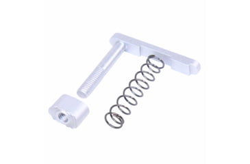 Image of Guntec USA AR-15 Mag Catch Assembly w/Extended Mag Button, Anodized Clear, GT-MC-ASSEMBLY-CLEAR