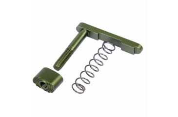 Image of Guntec USA AR-15 Mag Catch Assembly w/Extended Mag Button, Anodized Green, GT-MC-ASSEMBLY-GREEN