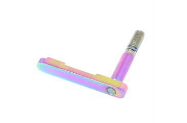 Image of Guntec USA AR-15 Mag Catch Lever, Rainbow PVD, GT-MC-LEVER-RPVD
