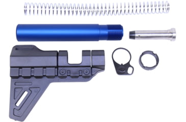Image of Guntec USA AR-15 Micro Breach Pistol Brace Kit, Anodized Blue, GT-MBPB-BLUE