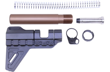 Image of Guntec USA AR-15 Micro Breach Pistol Brace Kit, Anodized Bronze, GT-MBPB-BRZ