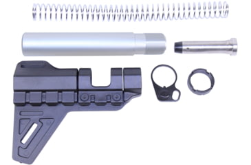 Image of Guntec USA AR-15 Micro Breach Pistol Brace Kit, Anodized Clear, GT-MBPB-CLEAR