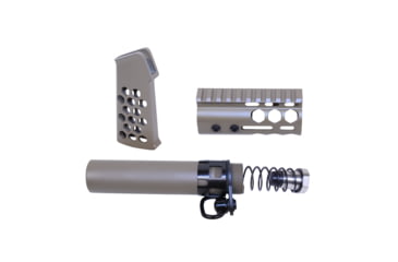 Image of Guntec USA AR-15 Micro Honeycomb Pistol Furniture Set, Cerakote Flat Dark Earth, MICRO-HCP-SET-FDE