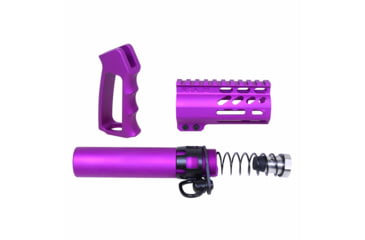 Image of Guntec USA AR-15 Micro Pistol Furniture Set, Anodized Purple, MICRO-P-SET-PURPLE
