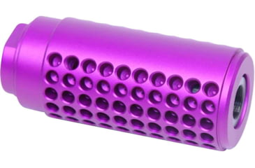 Image of Guntec USA AR-15 Micro Reverse Thread Slip Over Socom Style Fake Suppressor, Gen 2, Anodized Purple, SOCOM-MINI-PURPLE