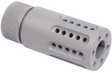 Image of Guntec USA AR-15 Micro Slip Over Barrel Shroud w/ Multi Port Muzzle Brake, Flat Dark Earth, 1326-MB-P-S-FDE