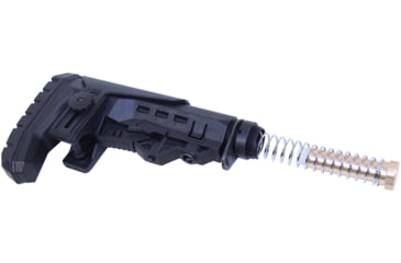 Image of Guntec USA AR-15 Multi Point Modular Stock With Adjustable Cheek Riser, Black, GT-MPM-R