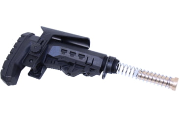Image of Guntec USA AR-15 Multi Point Modular Stock With Adjustable Cheek Riser, Black, GT-MPM-R
