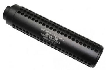 Image of GUNTEC USA AR-15 Reverse Thread Slip Over Socom Style Fake Suppressor,300 AAC Blackout/.308cal,Black SOCOM-308