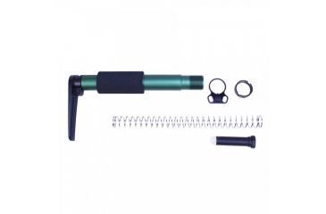 Image of GUNTEC USA Ar 15 Skeleton Style Stock W/ Recoil Pad, Anodized Green ARSTK-JL-US-GREEN