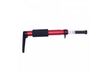 Image of GUNTEC USA Ar 15 Skeleton Style Stock W/ Recoil Pad, Red ARSTK-JL-US-RED