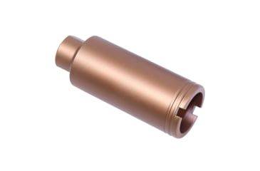 Image of Guntec USA AR-15 Slim Line Cone Flash Can, 5.56mm, 1/2x28, Anodized Bronze, CONE-FH-S-BRZ