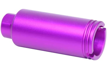 Image of Guntec USA AR-15 Slim Line Cone Flash Can, Anodized Purple, CONE-FH-S-PURPLE