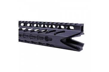 Image of GUNTEC USA AR-15 Slim Line Sharkmouth Flash Can, Black CONE-FH-SHARK