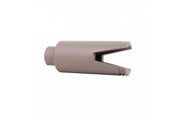 Image of GUNTEC USA AR-15 Slim Line Sharkmouth Flash Can, Flat Dark Earth CONE-FH-SHARK-FDE