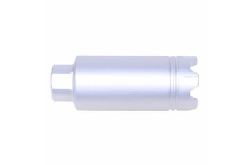 Image of Guntec USA AR-15 Slim Line Trident Flash Can With Glass Breaker, Anodized Clear, CONE-FH-S-C-CLEAR