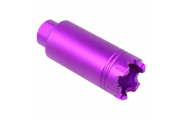 Image of Guntec USA AR-15 Slim Line Trident Flash Can With Glass Breaker, Anodized Purple, CONE-FH-S-C-PURPLE