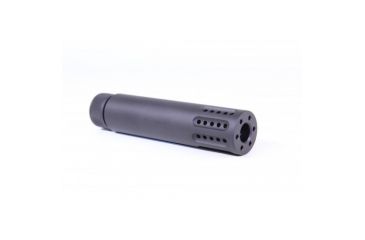 Image of GUNTEC USA AR-15 Slip Over Barrel Shroud with Multi Port Muzzle Brake, Black 1326-MB-P