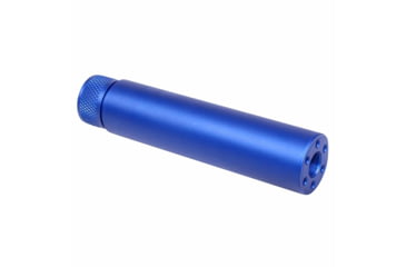 Image of Guntec USA AR-15 Slip Over Fake Suppressor, .223 Cal, 1/2 X 28 Thread, Anodized Blue, 1326-BLUE