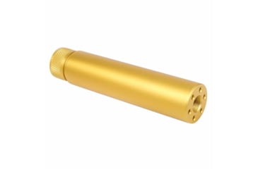 Image of Guntec USA AR-15 Slip Over Fake Suppressor, .223 Cal, 1/2 X 28 Thread, Anodized Gold, 1326-GOLD