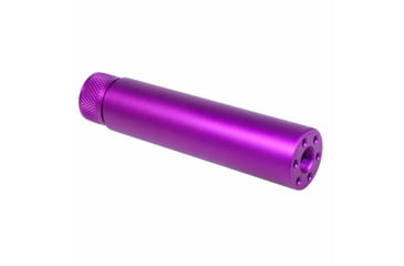 Image of Guntec USA AR-15 Slip Over Fake Suppressor, .223 Cal, 1/2 X 28 Thread, Anodized Purple, 1326-PURPLE