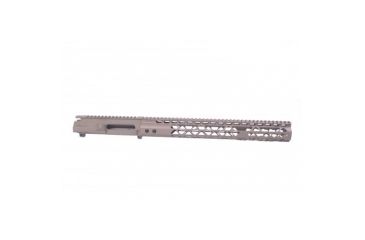 Image of GUNTEC USA Ar 15 Stripped Billet Upper Receiver &amp; 15in Air Lite Series Keymod Handguard Combo Set, Flat Dark Earth, GT-UPPER-SET-FDE-15AIRLITE