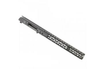 Image of GUNTEC USA Ar 15 Stripped Billet Upper Receiver &amp; 15in Air Lite Series Keymod Handguard Combo Set, Sniper Grey, GT-UPPER-SET-SG-15AIRLITE