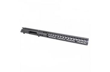 Image of GUNTEC USA Ar 15 Stripped Billet Upper Receiver &amp; 15in Ultralight Series Keymod Handguard Combo Set, Od Green, GT-UPPER-SET-ODGREEN-15JK