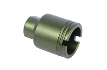 Image of Guntec USA AR-15 Stubby Slim Compact Flash Can, Anodized Green, SCONE-FH-223-GREEN