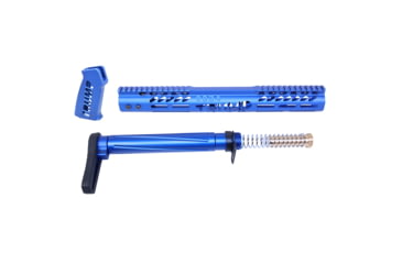 Image of Guntec USA AR-15 Trump Series Airlite Limited Edition Furniture Set, Anodized Blue, TRUMP-SET-AIRLITE-BLUE