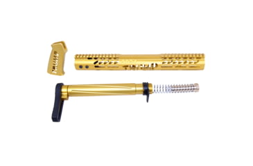 Image of Guntec USA AR-15 Trump Series Airlite Limited Edition Furniture Set, Anodized Gold, TRUMP-SET-AIRLITE-GOLD