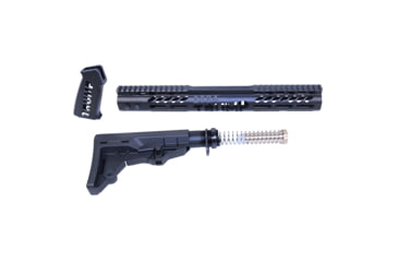 Image of Guntec USA AR-15 Trump Series Limited Edition Furniture Set, Anodized Black, TRUMP-SET-MIL