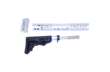 Image of Guntec USA AR-15 Trump Series Limited Edition Furniture Set, Anodized Clear, TRUMP-SET-MIL-CLEAR