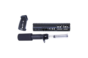 Image of Guntec USA AR-15 Trump Series Limited Edition Pistol Furniture Set, Anodized Black, TRUMP-PIS-SET-BLACK