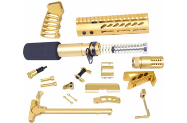Image of Guntec USA AR-15 Ultimate Pistol Kit, Anodized Gold, ULT-PK-GOLD