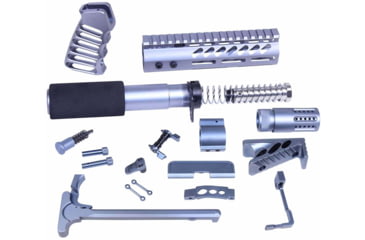 Image of Guntec USA AR-15 Ultimate Pistol Kit, Anodized Grey, ULT-PK-GREY