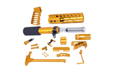 Image of Guntec USA AR-15 Ultimate Pistol Kit, Anodized Orange, ULT-PK-ORANGE