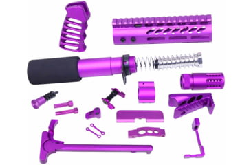 Image of Guntec USA AR-15 Ultimate Pistol Kit, Anodized Purple, ULT-PK-PURPLE