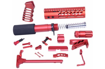Image of Guntec USA AR-15 Ultimate Pistol Kit, Anodized Red, ULT-PK-RED