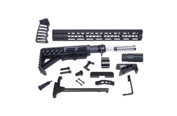 Image of Guntec USA AR-15 Ultimate Rifle Kit, Anodized Black, ULT-RK-BLACK