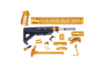 Image of Guntec USA AR-15 Ultimate Rifle Kit, Anodized Orange, ULT-RK-ORANGE