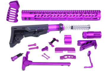 Image of Guntec USA AR-15 Ultimate Rifle Kit, Anodized Purple, ULT-RK-PURPLE